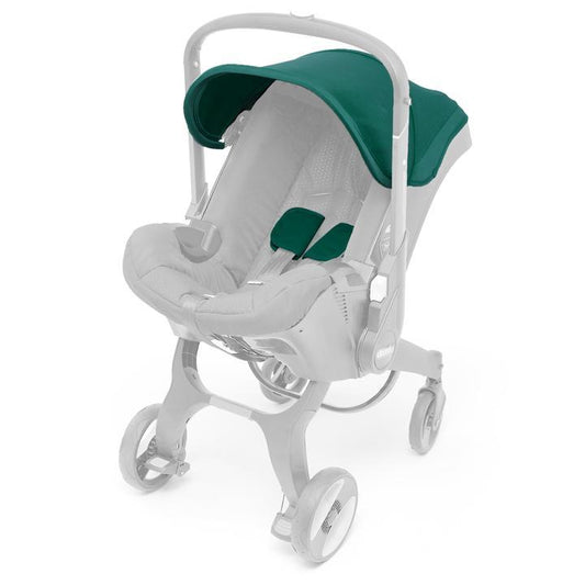 Doona Fabric Canopy and Shoulder Pads - Racing Green