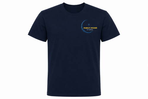 Family Pound Stores™ Classic Cotton T-Shirt – Everyday Casual Crew Neck