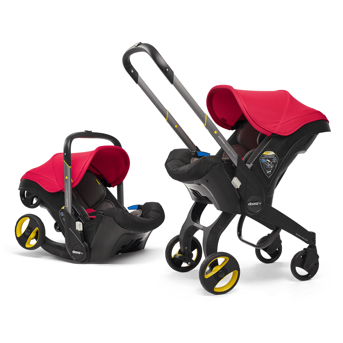 Doona+ Car Seat & Stroller Flame Red